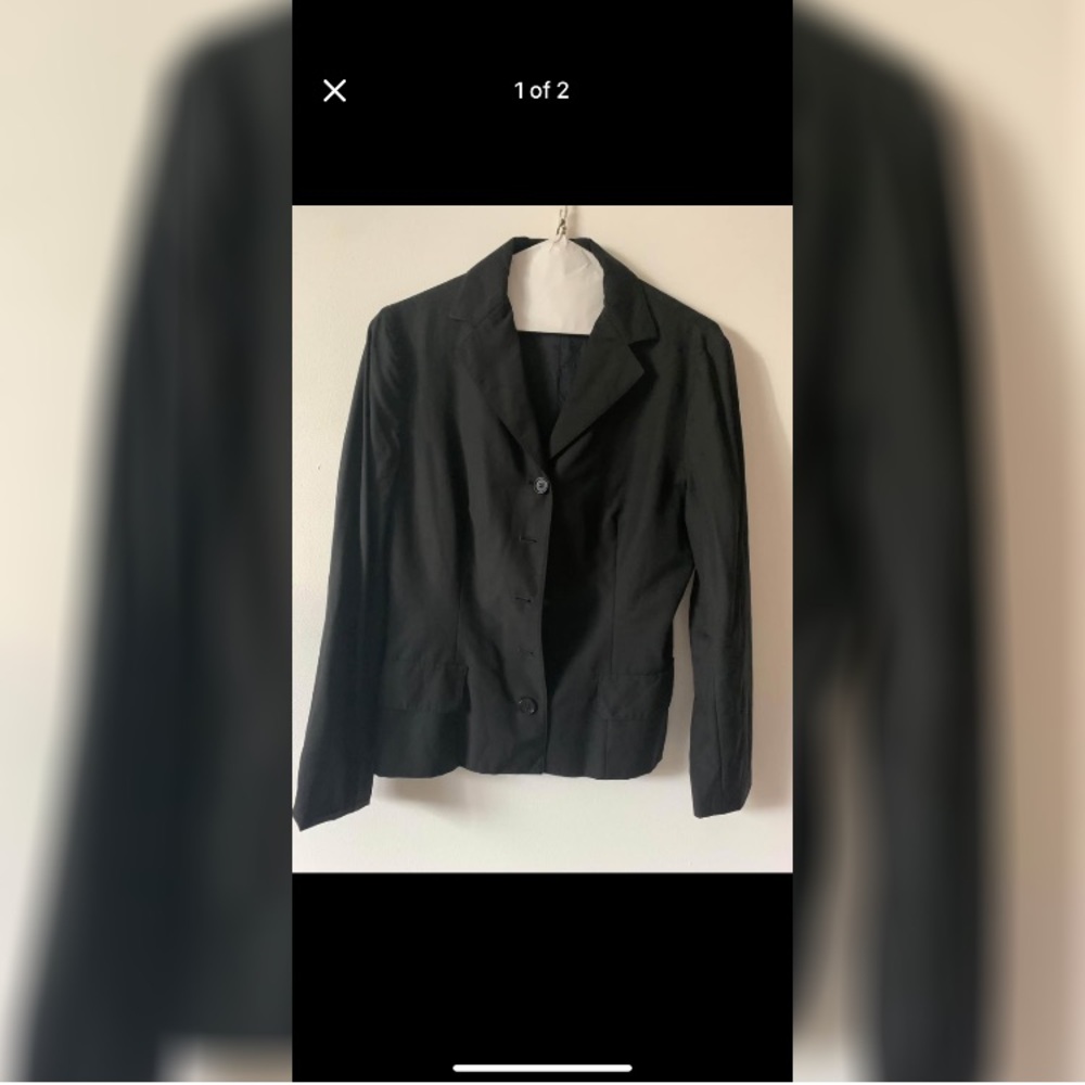 Dolce & Gabbana Black Blazer with Tailored Fit and Structured Lapels